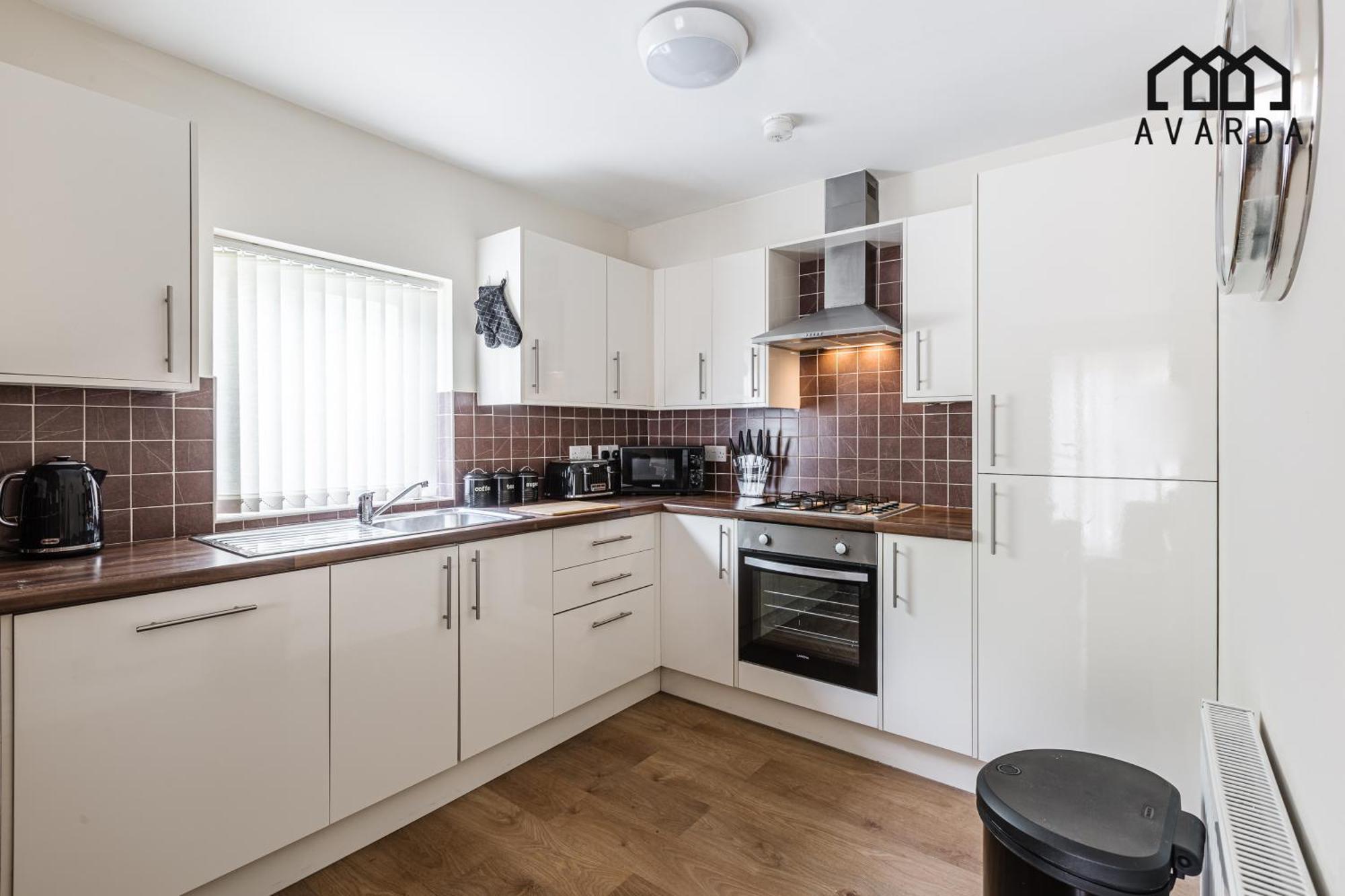 Oxheys House - 5 Bedrooms Contractors Parking Preston  Chambre photo